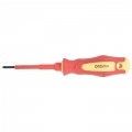 SCREWDRIVER INSULATED POZ1.NO.0 X75MM VDE