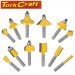 ROUTER BIT SET 12PC 1/4' STRAIGHT & PROFILE