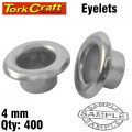SPARE EYELETS 4MM X 400PC FOR TC4300