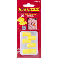 EAR PLUG 6PC SET 4PC BULLET 2PC CYLINDER CARDED SNR33