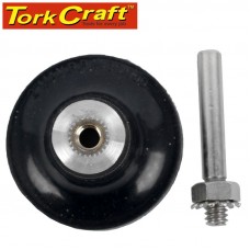 PLASTIC BACKING PAD SCREW TYPE WITH ARBOR FOR SURFACE CONDITIONING KIT