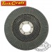 FLAP DISC ROUND EDGE ZIRCONIUM 115MM 80 GRIT FLAT