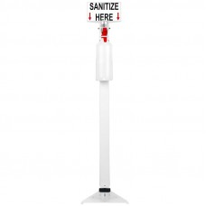 FREE STANDING SANITIZING DISPENSER WITH EMPTY 1L BOTTLE