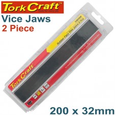 VICE JAWS MAGNETIC ALUM. 200MM X 32MM 2PC RUBBER FACE
