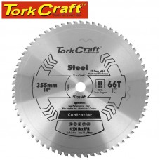 TCT BLADE STEEL CUTTING 355X66T 25.4MM