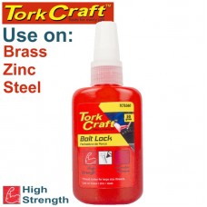 BOLT LOCK HIGH STRENGTH FOR LARGE SIZED THREADS - RED - 50G
