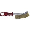 WIRE HAND BRUSH RUST RESISTANT BRASS COATED STEEL WIRE