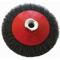 WIRE CUP BRUSH CRIMPED BEVEL PLAIN 115MMXM14 BLISTER