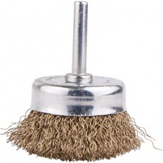 WIRE CUP BRUSH 50MM X 6MM SHAFT