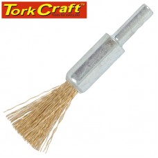 WIRE END BRUSH 12MM X 6MM SHAFT BLISTER