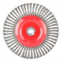 WIRE WHEEL BRUSH SINGLE SECTION TWISTED STINGER 175MMXM14 BLISTER