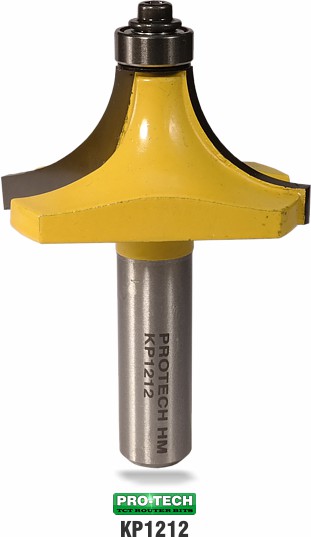 Corner round or round-over router bit sample